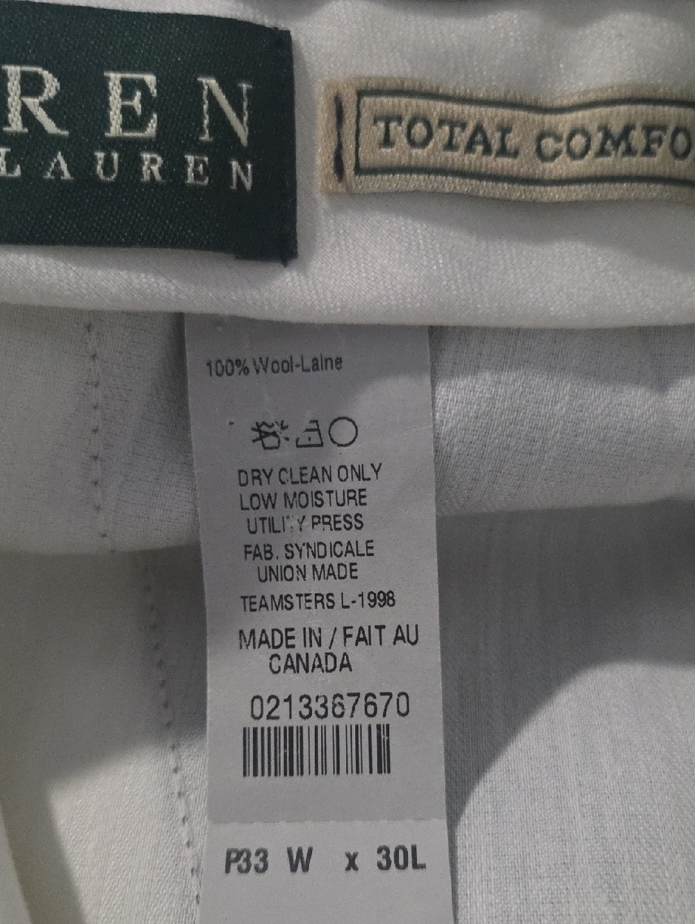 Polo Ralph Lauren Dress Slacks with Tags. 33×30. *Price Is Firm* - Picture 8 of 8